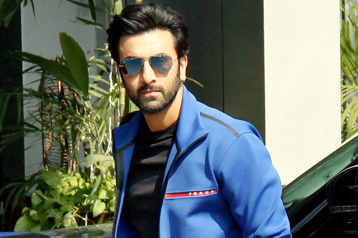 Ranbir Kapoor Looks Dashing In A Black Leather Sweatshirt From Prada Worth  Rs. 1 Lakh in 2023