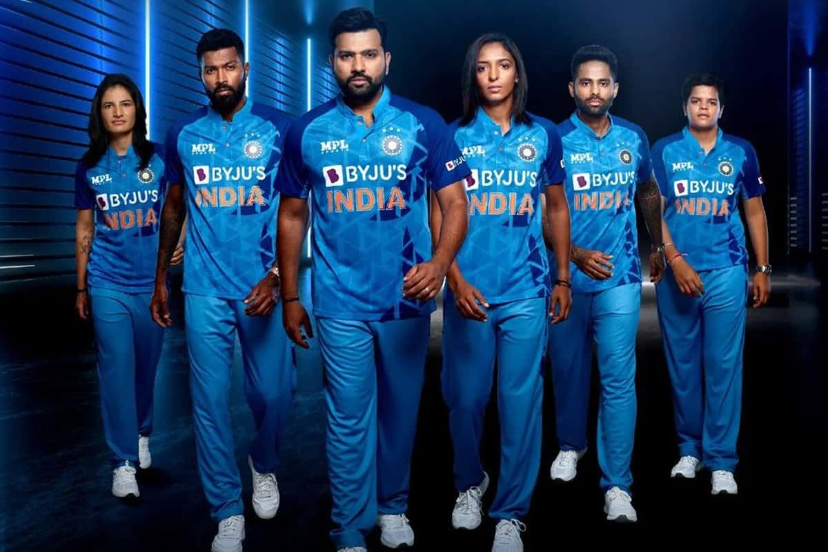 India cricket team's new jersey unveiled by BCCI